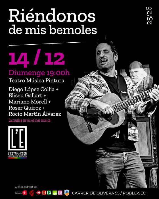 Riéndonos de mis bemoles L'Estranger Associació Cultural BCN Barcelona