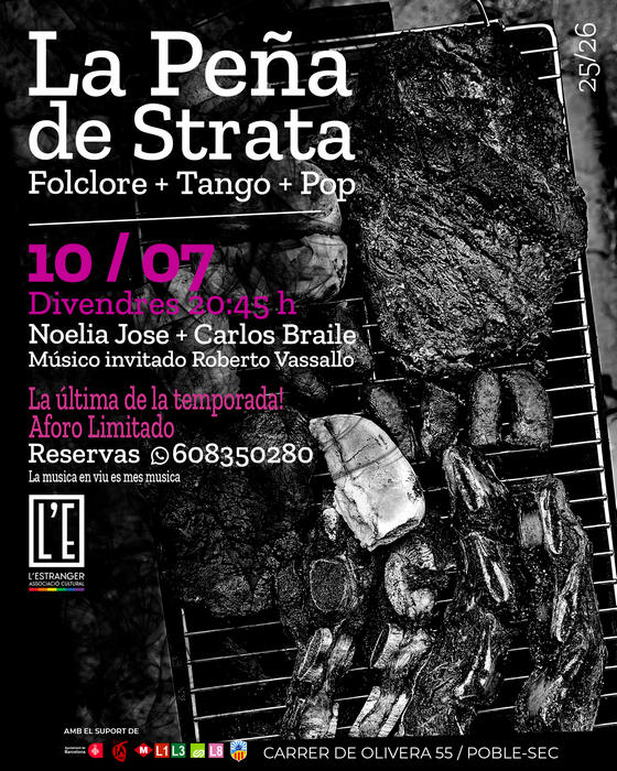 La Peña de Strata L'Estranger Associació Cultural BCN Barcelona