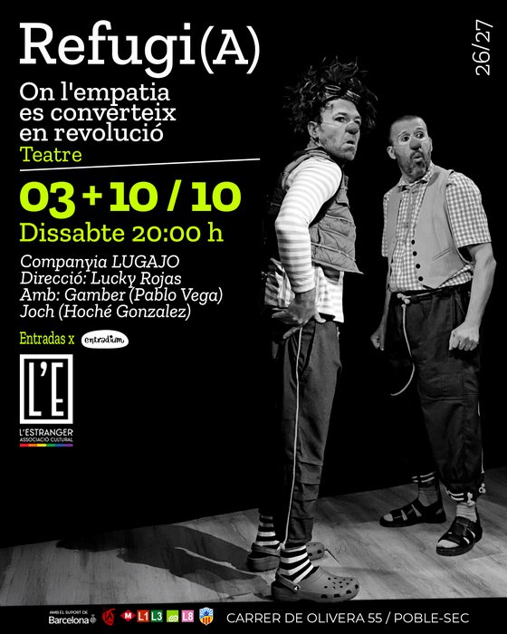 Refugi(A) L'Estranger Associació Cultural BCN Barcelona
